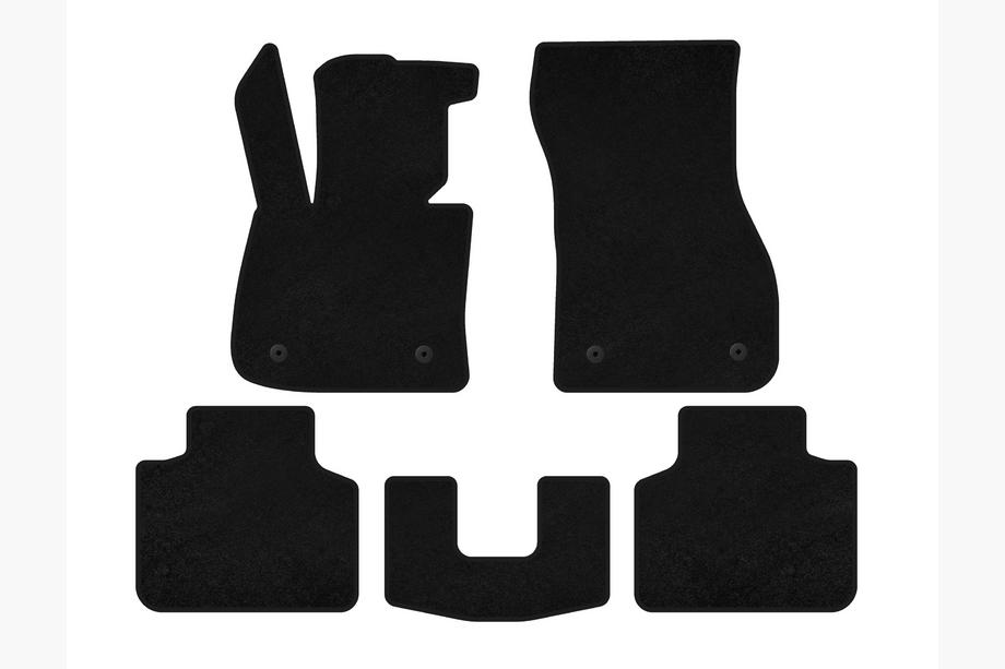 BMW 2 Series Active Tourer F45/F46 2014-2021 Textile Floor Mats Premium (for F45, Black) Image