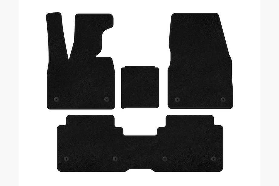 BMW I3 2013-2022 Textile Floor Mats Premium (Black) Image