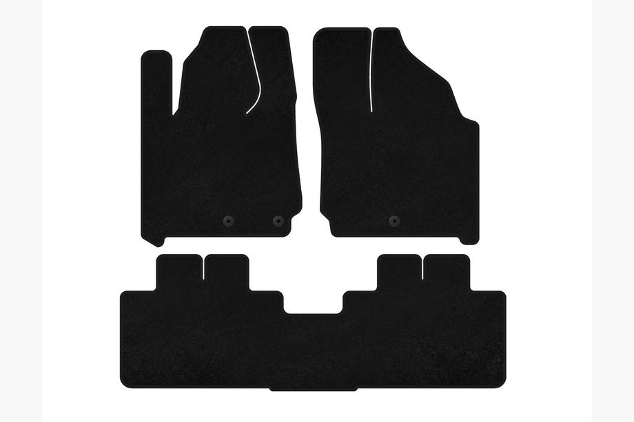 Cadillac SRX 2010-2016 Textile Floor Mats Premium (Black) Image