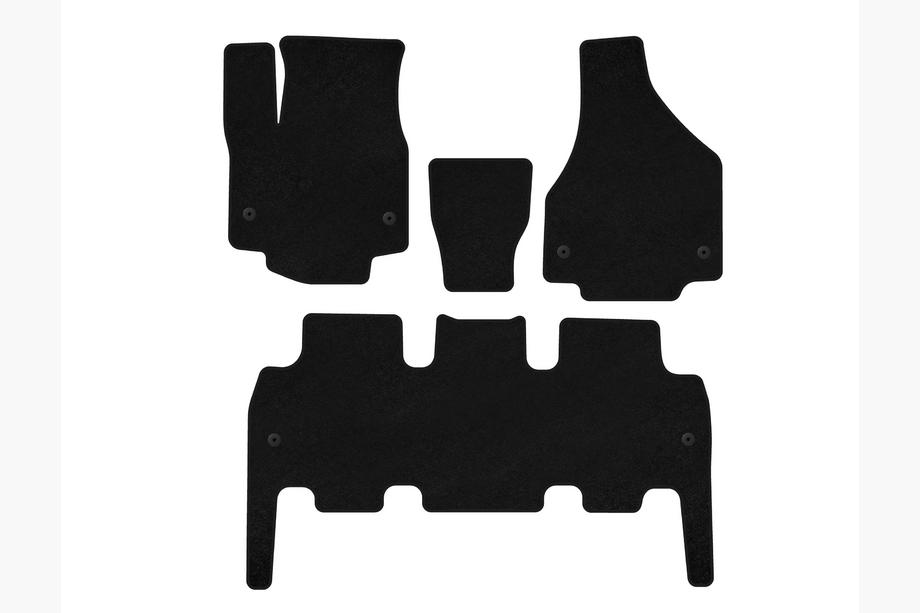Chrysler Pacifica 2016- Textile Floor Mats Premium (Black) Image