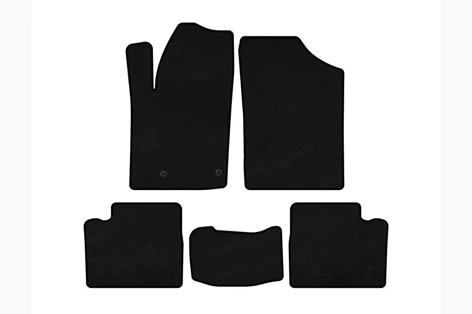 Citroen Berlingo 1996-2008 Textile Floor Mats Premium (Black) Image