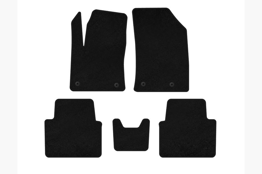 Citroen C-3 Aircross 2017-2024 Textile Floor Mats Premium (Black) Image