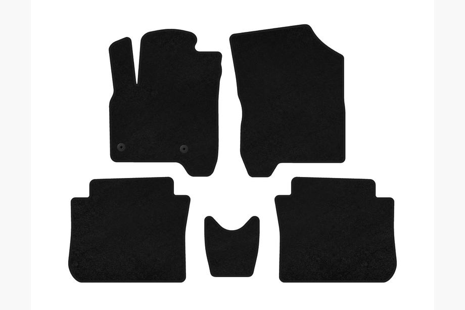 Citroen C-3 Picasso 2010-2017 Textile Floor Mats Premium (Black) Image