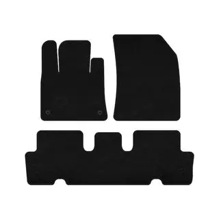 Textile Floor Mats Premium V1 (2 Rows, Black) photo 2