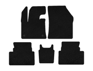 Citroen C5 Aircross 2017-2025 Textile Floor Mats Premium (Floor-Mounted Accelerator, Black) photo 2