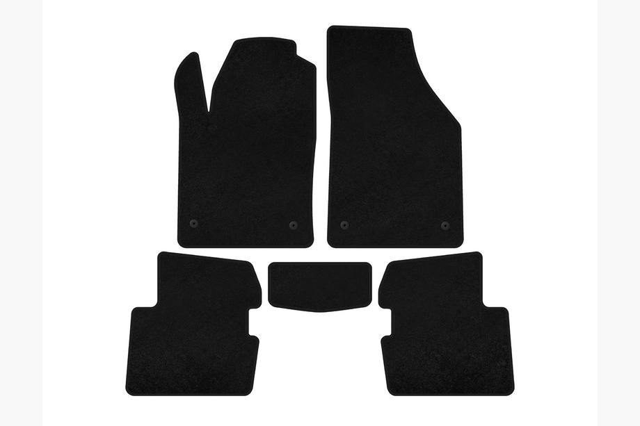 Dodge Dart 2012-2017 Textile Floor Mats Premium (SD, Black) Image