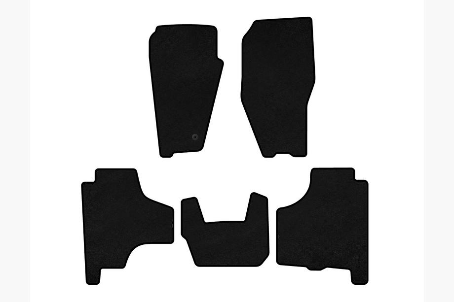 Dodge Nitro 2006-2011 Textile Floor Mats Premium (Black) Image