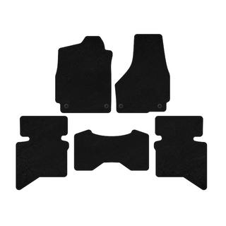 Textile Floor Mats Premium (2009+, 5-seater/Double Cab, Black) Dodge RAM (DS/DJ/D2) 2009–2024 photo 1