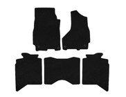 Dodge RAM (DS/DJ/D2) 2009–2024 Textile Floor Mats Premium (2013+, 5-Seater, Black) photo 2
