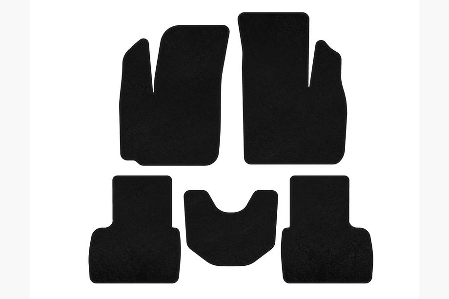 Fiat Doblo I 2001-2005 Textile Floor Mats Premium (Black) Image