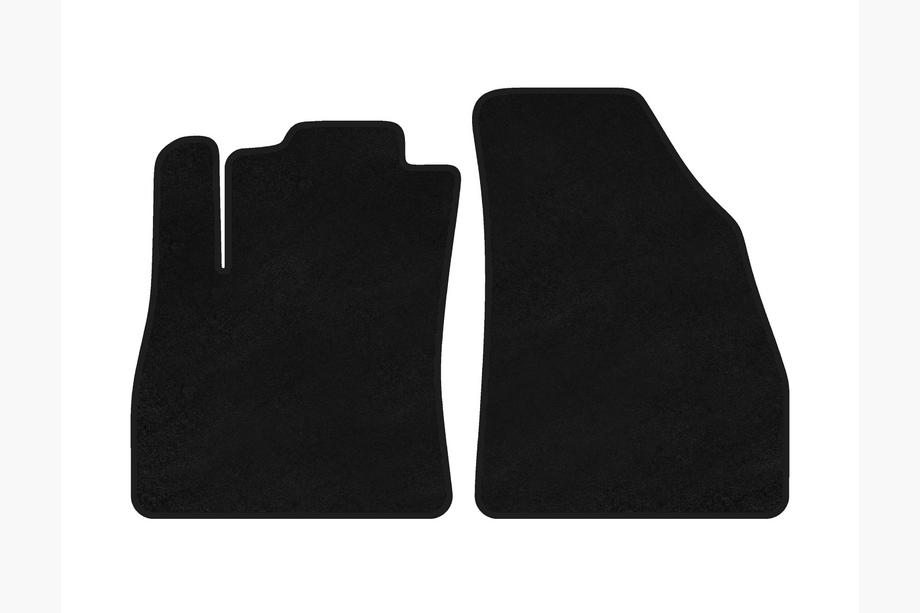 Fiat Fiorino/Qubo 2008-2024 Front Textile Floor Mats Premium (Black) Image