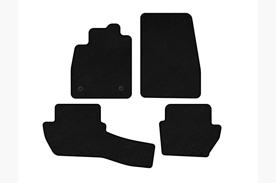 Ford Fiesta 2017- Textile Floor Mats Premium (Black) Image