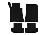 Ford Mustang 2015-2023 Textile Floor Mats Premium (Coupe, Black) photo 1