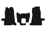 Ford Transit 2000–2014 Textile Floor Mats Premium (2000-2006, 1+1, Manual, Black) photo 1