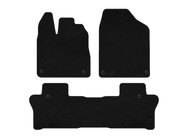 Honda Pilot 2015-2022 Textile Floor Mats Premium (2 Rows, Black) photo 1