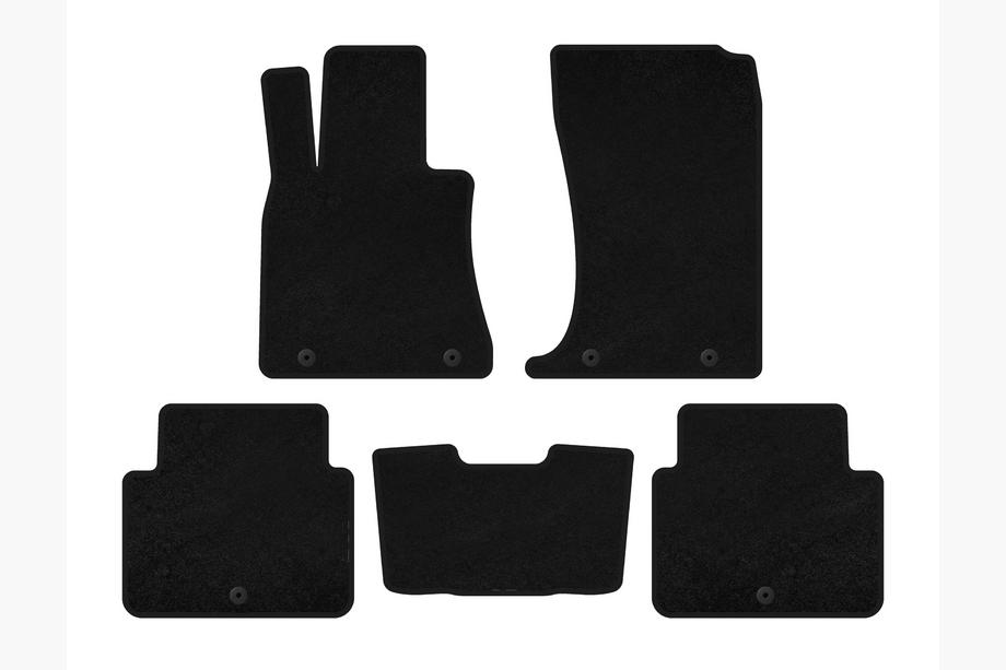 Hyundai Genesis DH 2013-2016 Textile Floor Mats Premium (SD, Black) Image