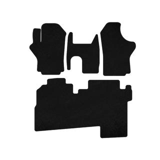 Textile Floor Mats Premium (2004-2007, 2 rows, 8-seater, Black) Hyundai H200, H1, Starex 1998-2007 photo 1