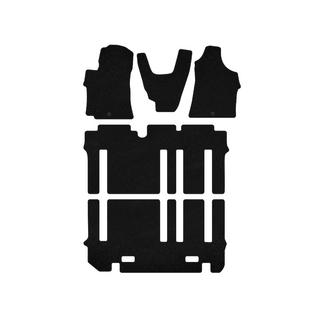 Textile Floor Mats Premium (Full Set, Black) Hyundai H300, H1, Starex 2008-2020 photo 2
