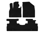 Hyundai Palisade 2018-2025 Textile Floor Mats Premium (2 Rows, 7-Seater, Black) photo 2