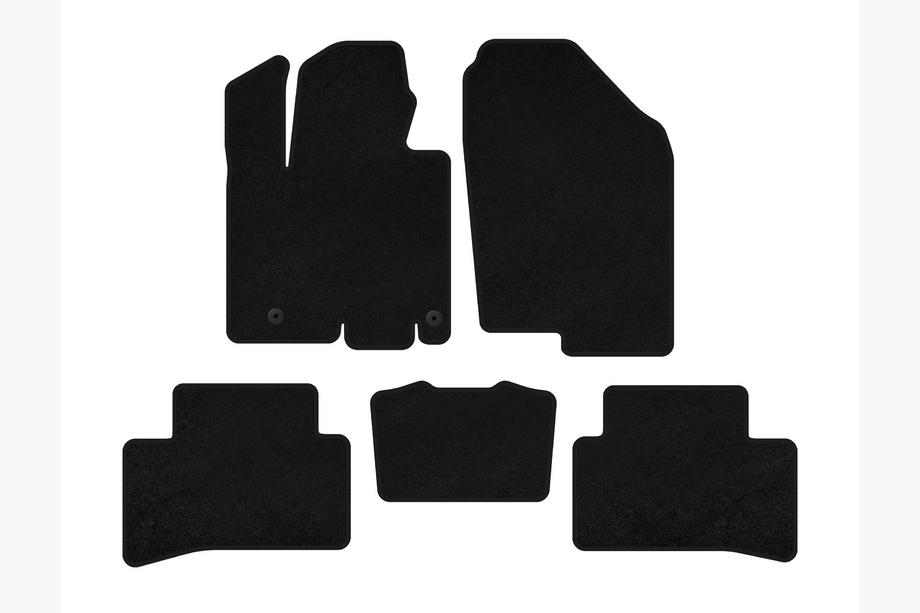 Hyundai Tucson NX4 2021- Textile Floor Mats Premium (Black) Image