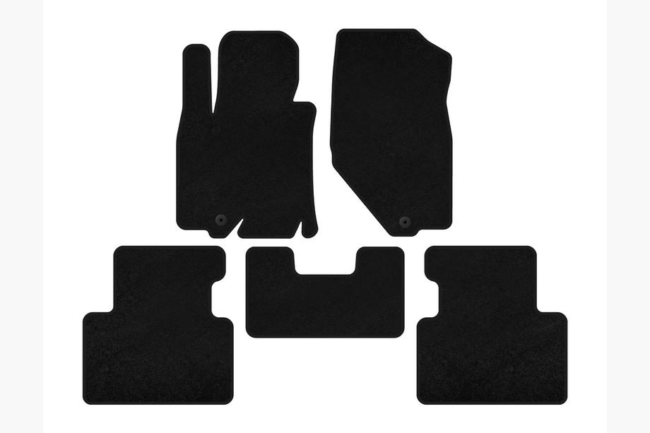 Infiniti QX50 2013-2017 Textile Floor Mats Premium (Black) Image