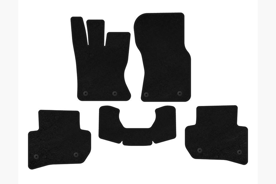 Jaguar F-PACE 2016- Textile Floor Mats Premium (Black) Image