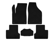 Jeep Cherokee KL 2013- Textile Floor Mats Premium (2018+, Black) photo 1