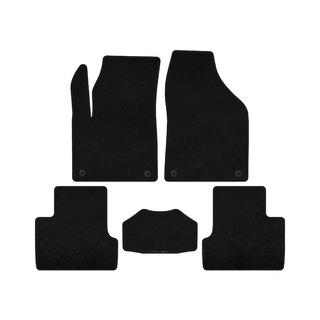 Textile Floor Mats Premium (2018+, Black) Jeep Cherokee KL 2013- photo 1
