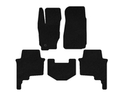 Jeep Commander 2005-2010 Textile Floor Mats Premium (black) photo 1