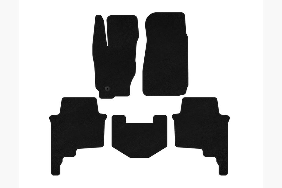 Jeep Commander 2005-2010 Textile Floor Mats Premium (black) Image