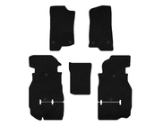 Jeep Wrangler 2018- Textile Floor Mats Premium (Rubicon Unlimited/5-Door, Black) photo 1