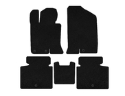 Kia Optima 2010-2016 Textile Floor Mats Premium V-2 (SD, Black) photo 1