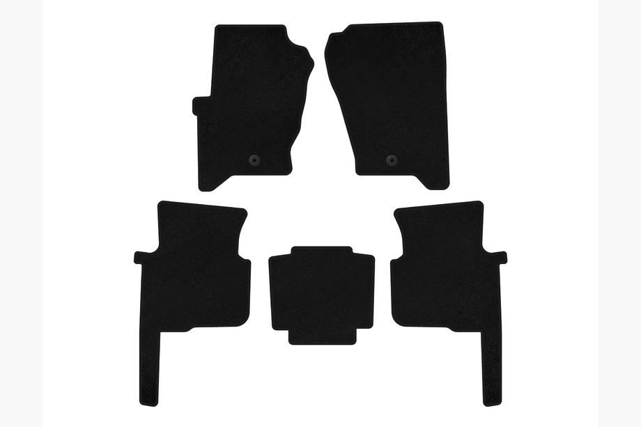 Land Rover Discovery III 2004–2009 Textile Floor Mats Premium (Black) Image