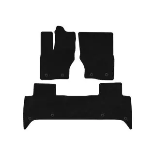 Textile Floor Mats Premium (5-Seater, Black)