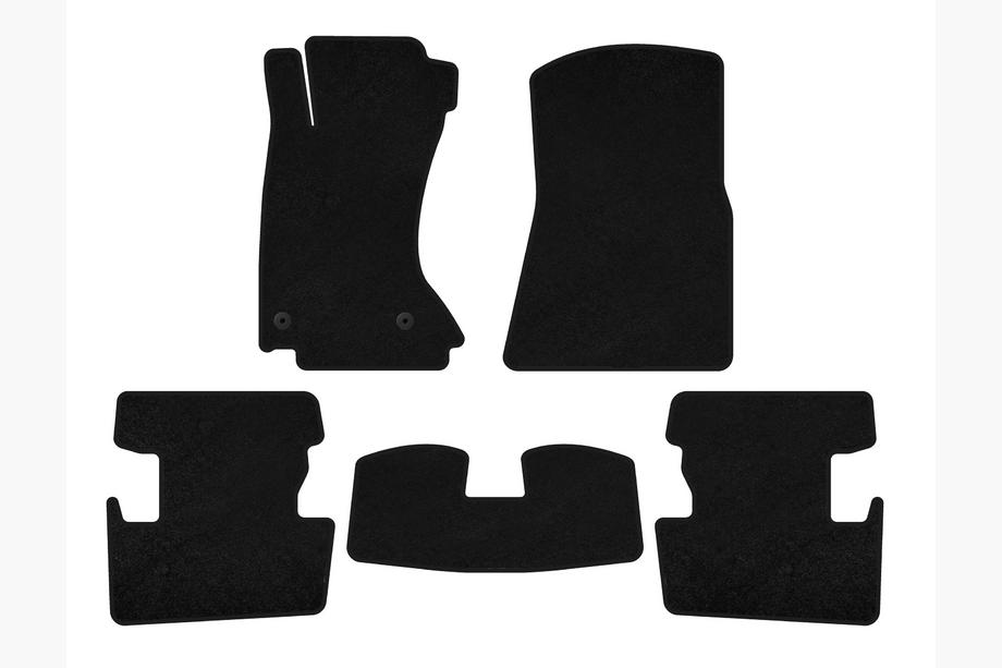 Lexus IS 2005-2013 Premium carpet floor mats (AWD, Black) Image