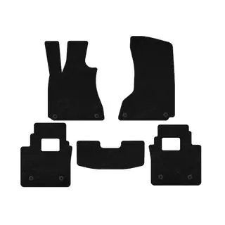 Textile Floor Mats Premium (SD, Black) Maserati Quattroporte 2013-2023 photo 1