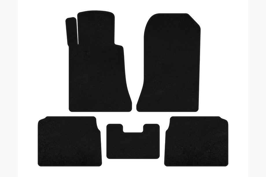 Mercedes E-class W124 1984–1997 Textile Floor Mats Premium (SD, Black) Image