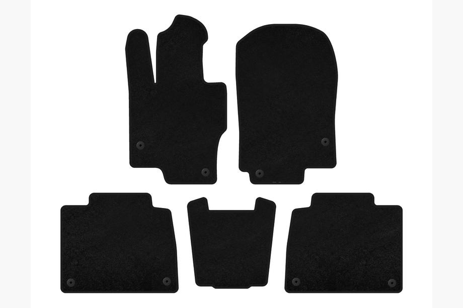 Mercedes GLE W167 2018- Textile Floor Mats Premium (Black) Image
