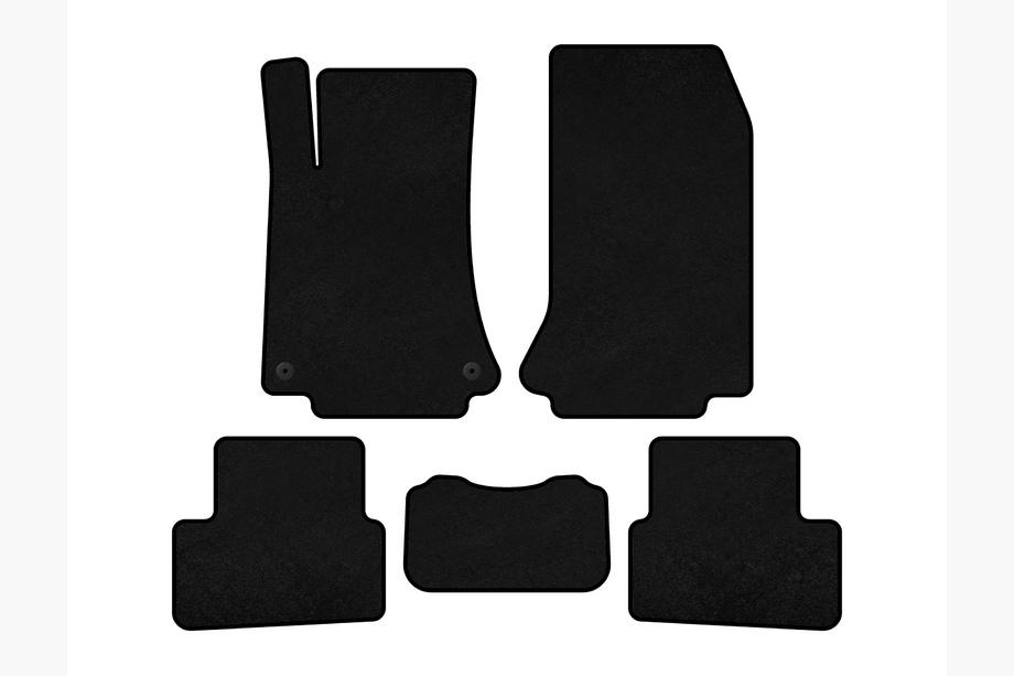 Mercedes A-class W176 2012-2018 Textile Floor Mats Premium (black) Image