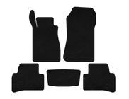 Mercedes CLK W208 1997-2002 Textile Floor Mats Premium (Coupe, Black) photo 1