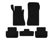 Mercedes CLK W209 2002-2010 Textile Floor Mats Premium (Coupe, Black) photo 1