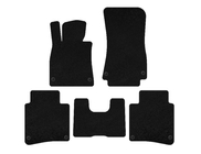 Mercedes S-class W222 2013-2022 Textile Floor Mats Premium (2017-2020, SD, Long Wheelbase, Black) photo 1