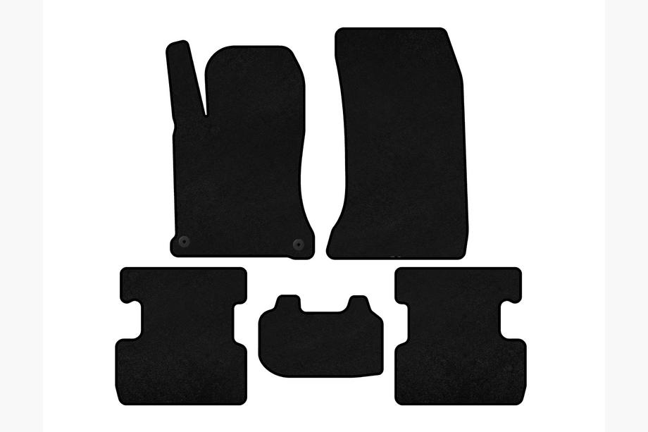 Mercedes GLA X156 2014-2019 Textile Floor Mats Premium (Black) Image