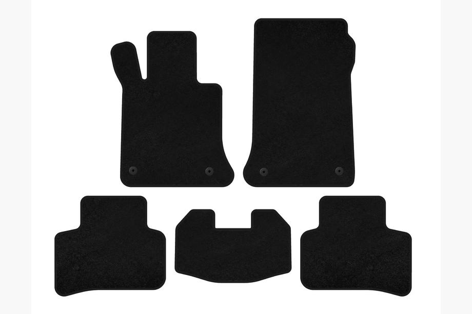 Mercedes GLK class X204 2008-2015 Textile Floor Mats Premium (Black) Image
