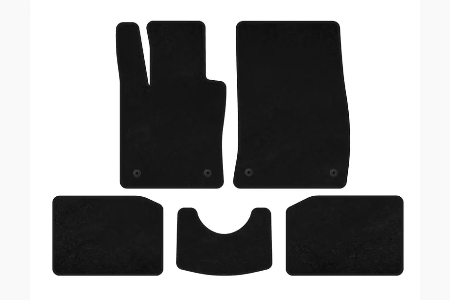 Mini Countryman R60 2010-2017 Textile Floor Mats Premium (Trim SD, Black) Image