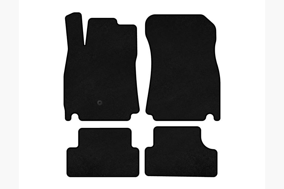 Mitsubishi Eclipse Cross 2017- Textile Floor Mats Premium (Coupe, Black) Image