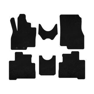 Textile Floor Mats Premium (2 Rows, 7-Seater, Black) Mitsubishi Grandis 2003-2011 photo 1