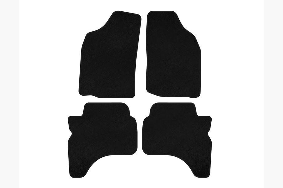 Mitsubishi L200 1996-2006 Textile Floor Mats Premium (black) Image
