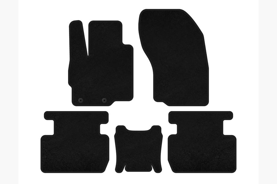Mitsubishi Outlander 2021- Textile Floor Mats Premium (Black) Image