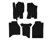Nissan Navara 2006-2015 Premium Carpet Floor Mats (No Storage Boxes, Black) photo 1